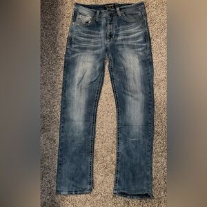 Salvage Men's Classic Denim Straight Jeans